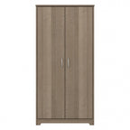Tall Bathroom Storage Cabinet with Doors, 4-Shelf Adjustable, Transitional Style, 30W x 16D x 61H