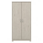 Tall Bathroom Storage Cabinet with Doors, 4-Shelf Adjustable, Transitional Style, 30W x 16D x 61H