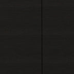 47" Wall Mounted Cabinet with 4 Doors & Interior Shelves, Particle Board, Modern Style, Black