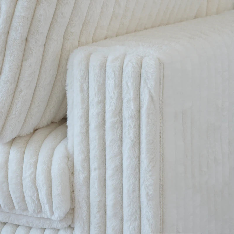 Modular Sectional Couch, Convertible V Shaped Sofa for Living Room, 5 Seat Comfy Modular Sofa With Chaise Ottoman