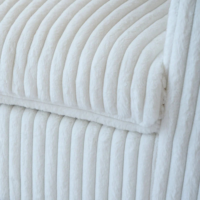 Modular Sectional Couch, Convertible V Shaped Sofa for Living Room, 5 Seat Comfy Modular Sofa With Chaise Ottoman