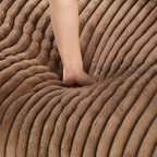 Modular Sectional Couch, Convertible V Shaped Sofa for Living Room, 5 Seat Comfy Modular Sofa With Chaise Ottoman