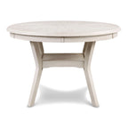 5-Piece Round Dining Table Set with 4 Upholstered Chairs | Farmhouse Style | 47" Table