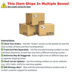 36 Round Extension Dining Table with X-Back Chairs