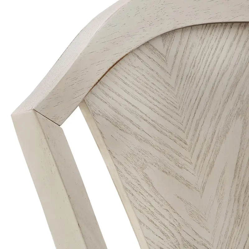 Extendable Rubberwood Dining Table Set, Antique White, Seats 4–8, 5-Piece or 7-Piece