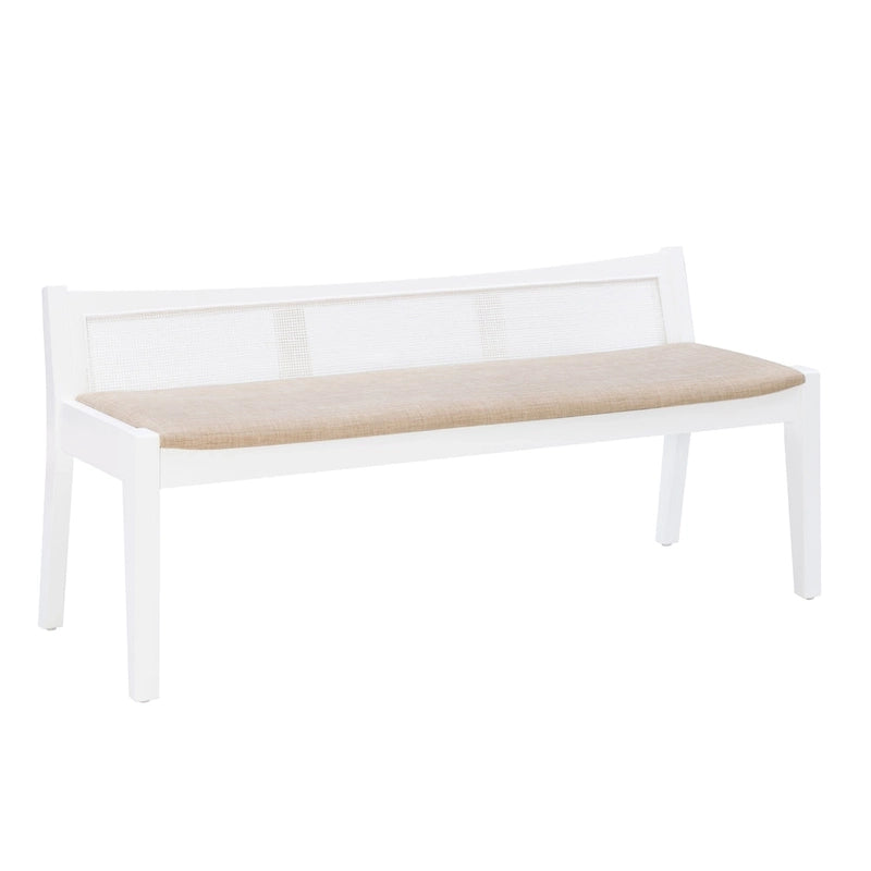 Buford Solid Wood Cane Bench