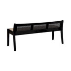 Buford Solid Wood Cane Bench