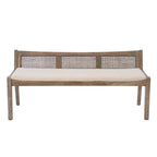 Buford Solid Wood Cane Bench