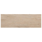 47" TV Stand with Open Shelf & 2 Side Cabinets, Farmhouse Style, Fits TVs up to 55"