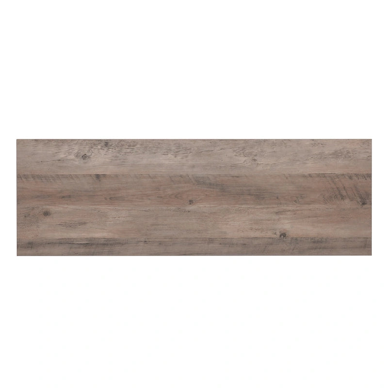 47" TV Stand with Open Shelf & 2 Side Cabinets, Farmhouse Style, Fits TVs up to 55"