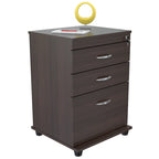 3-Drawer File Cabinet with Universal Lock, Letter & Legal Size, Full-Extension Slides – Espresso