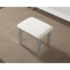 Makeup Vanity Table & Stool Set with Adjustable Oval Mirror & 3 Drawers – Multiple Colors
