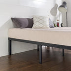 Metal Platform Bed Frame with QuickLock Assembly, No Box Spring Needed, 12" Storage Clearance, Twin/Full/Queen/King