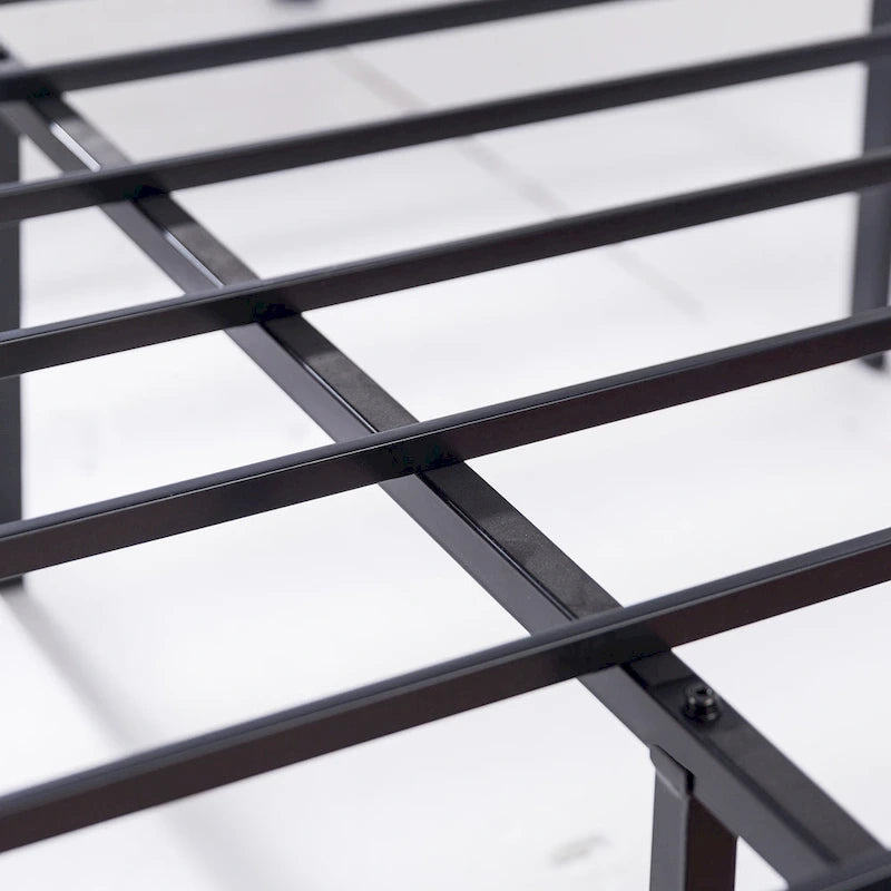 Metal Platform Bed Frame with QuickLock Assembly, No Box Spring Needed, 12" Storage Clearance, Twin/Full/Queen/King