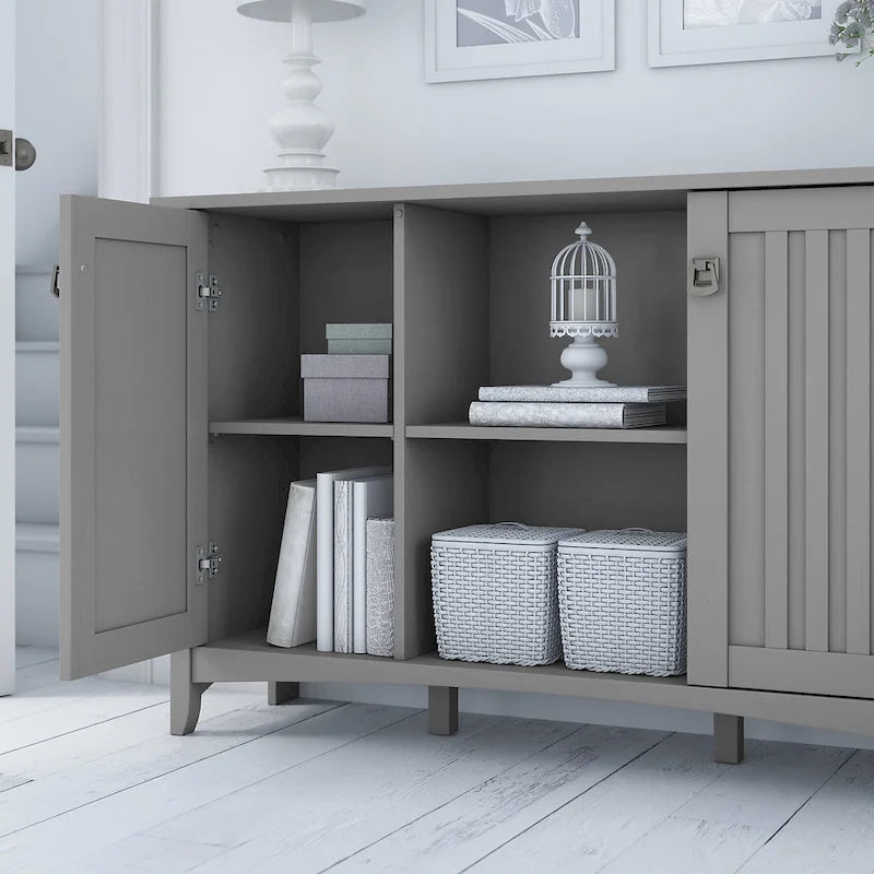 Mission Style Entryway Storage Set with Hall Tree, Shoe Bench & Cabinet | 3 Colors