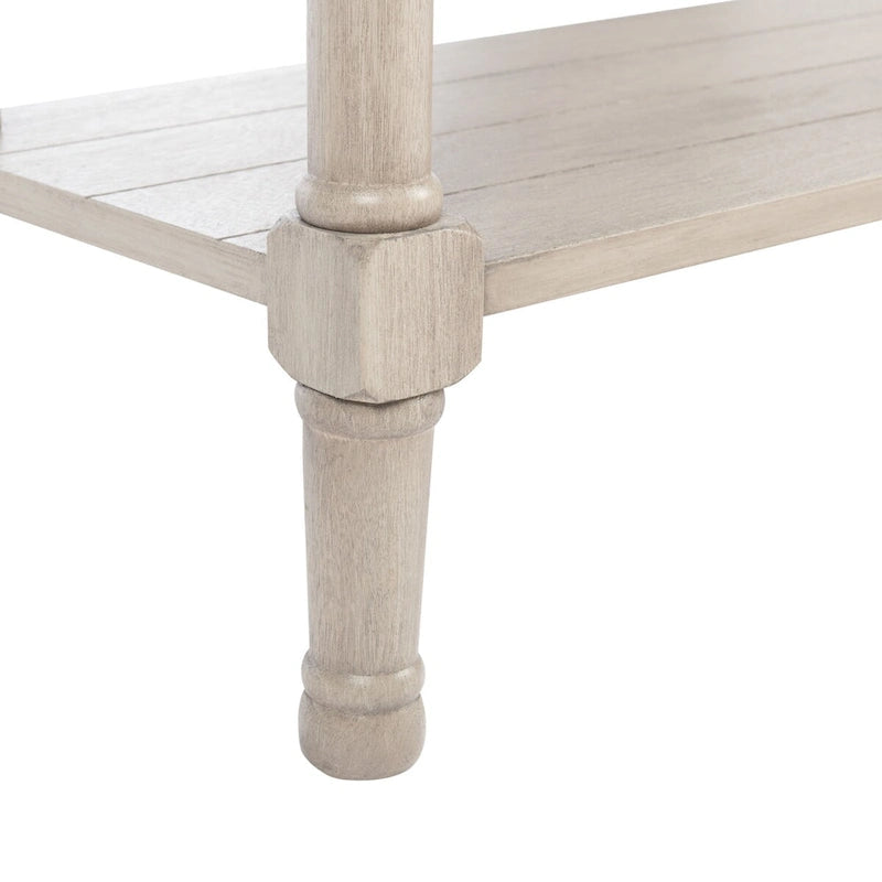 2-Drawer Console Table with Open Shelf, 35.5"W x 13"D x 29.5"H, Entryway Accent Table