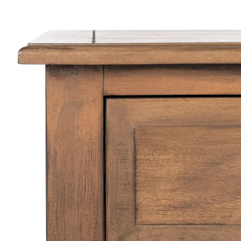 2-Drawer Console Table with Open Shelf, 35.5"W x 13"D x 29.5"H, Entryway Accent Table