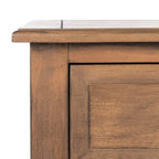 2-Drawer Console Table with Open Shelf, 35.5"W x 13"D x 29.5"H, Entryway Accent Table