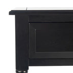 2-Drawer Console Table with Open Shelf, 35.5"W x 13"D x 29.5"H, Entryway Accent Table