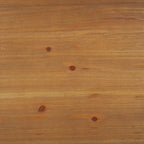 Oval Fir Wood Coffee Table with Black Metal Base, 48.8"W x 25.2"D x 16"H, Modern Style