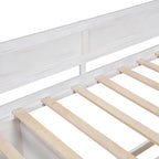 Twin Size Daybed with 2 Pull-Out Drawers & 3 Shelves, Wood Frame, Modern Storage Bed