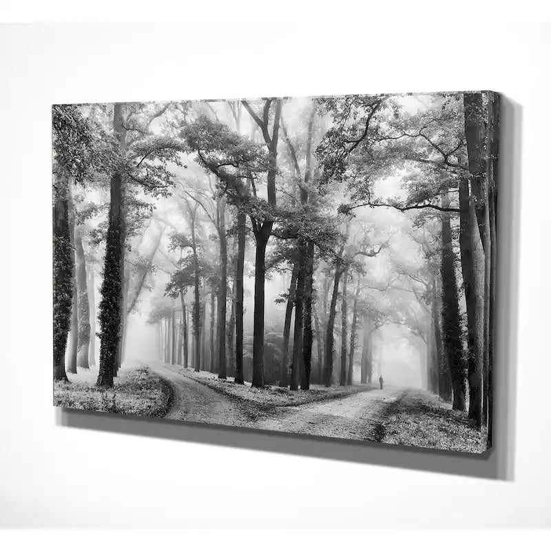 Horizontal Landscape Giclee Canvas Print, Gallery Wrapped, Impressionism Style, 3 Sizes