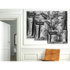 Horizontal Landscape Giclee Canvas Print, Gallery Wrapped, Impressionism Style, 3 Sizes