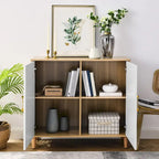 Most comfortable storage cabinet with doors and shelves, modern MDF feature cabinet with adjustable shelves