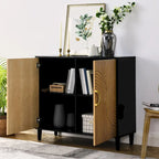 Most comfortable storage cabinet with doors and shelves, modern MDF feature cabinet with adjustable shelves