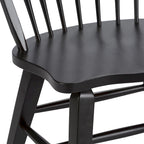 6-Piece Rectangular Dining Table Set with Bench, Rubberwood & Oak, Tobacco & Black Finish