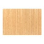 Bamboo Chair Mat 72x48 Inch, Eco-Friendly Office Floor Protector for Hard Floors & Low-Pile Carpet