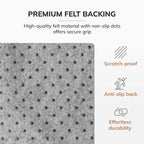 Bamboo Chair Mat 72x48 Inch, Eco-Friendly Office Floor Protector for Hard Floors & Low-Pile Carpet