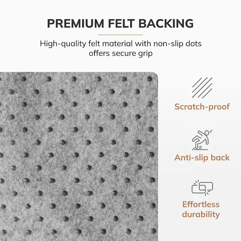 Bamboo Chair Mat 72x48 Inch, Eco-Friendly Office Floor Protector for Hard Floors & Low-Pile Carpet