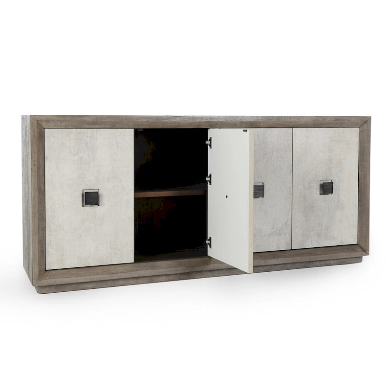 Denver 80 Distressed Gray Sideboard Buffet