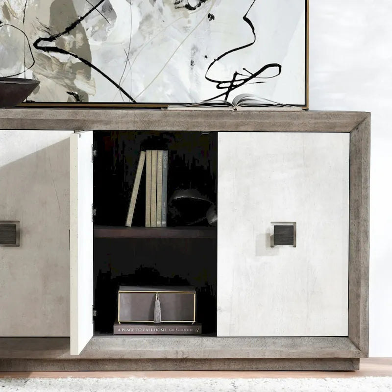 Denver 80 Distressed Gray Sideboard Buffet