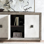 Denver 80 Distressed Gray Sideboard Buffet