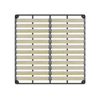 King Size Velvet Upholstered Platform Bed Frame, Padded Headboard, Pine Slats, 1000 lbs Capacity